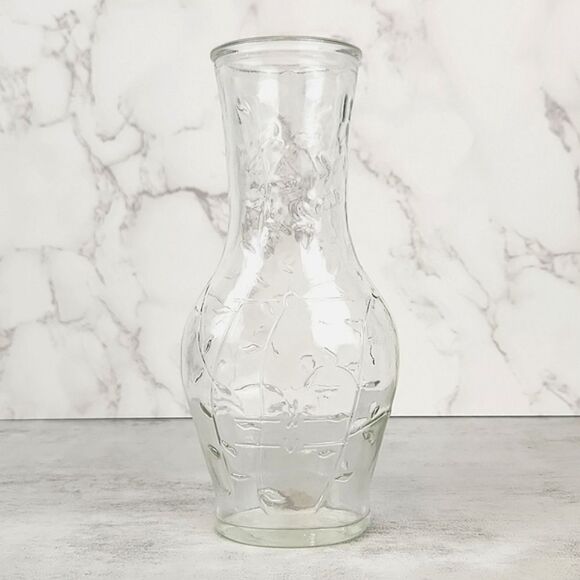 Good Seasons Vintage Decorative Vine Embossed Salad Dressing Bottle Flower Vase - Picture 3 of 6